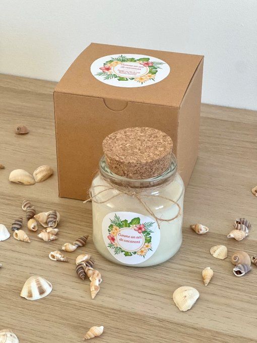 Grande bougie - Air de vacances 