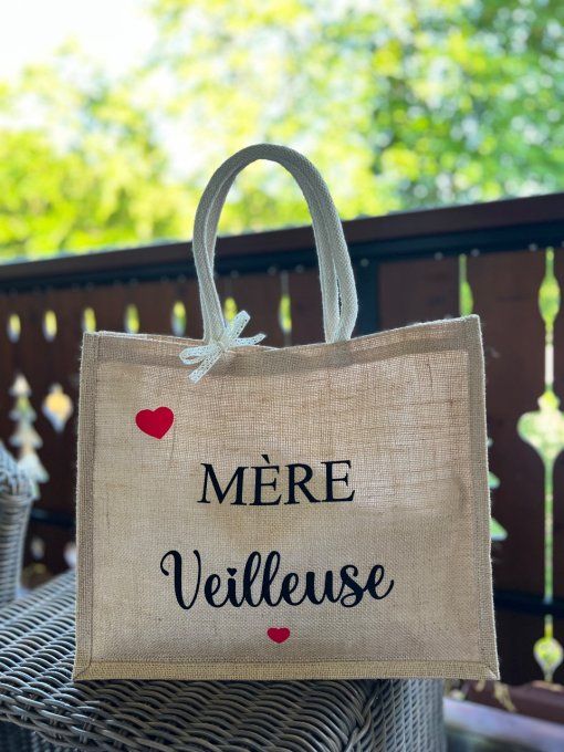 Sac en toile de jute personnalisé 