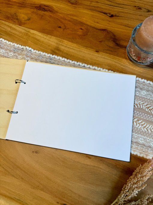 Livre d'or en bois
