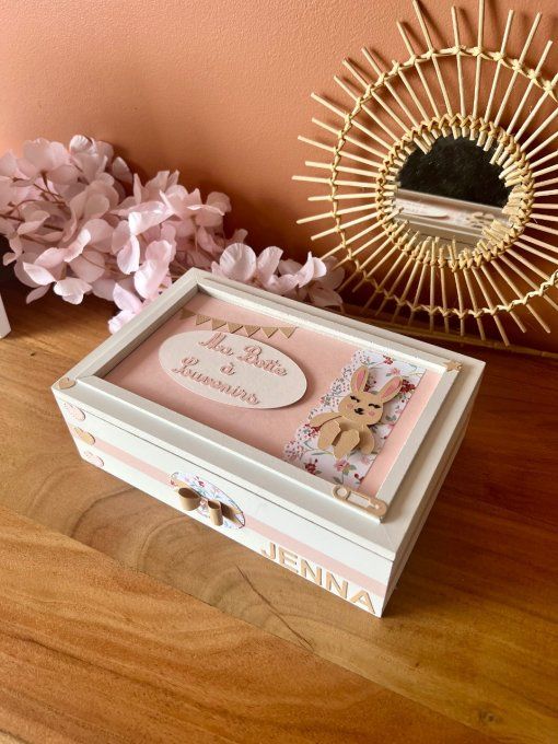 Boîte à souvenirs - Thème lapin
