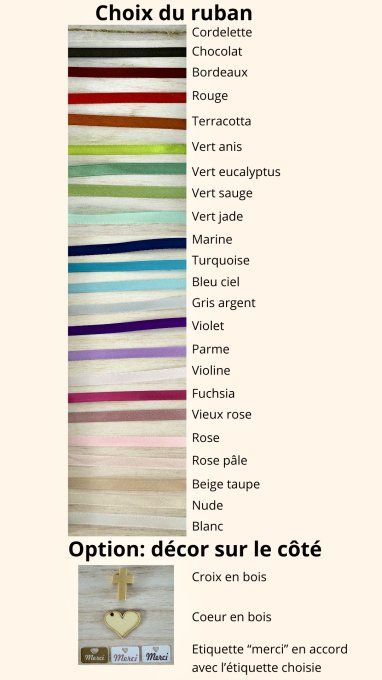 Bougies pour mariage - Moyen format 