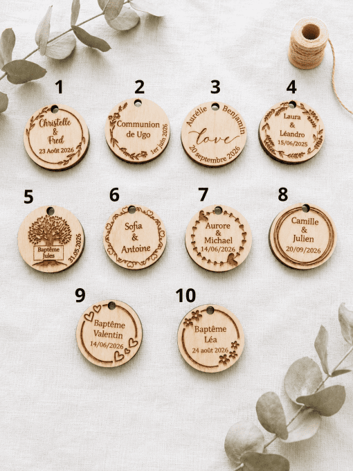 Pot de Miel Personnalisé Mariage & Baptême - Cadeau Invité avec Fleurs Séchées et Cuillère