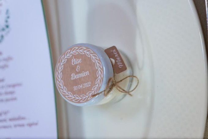 Bougies pour mariage - Petit format 30 ml