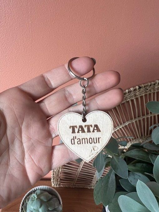 Porte clef en bois 