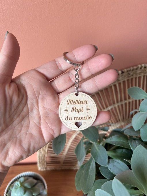 Porte clef en bois 